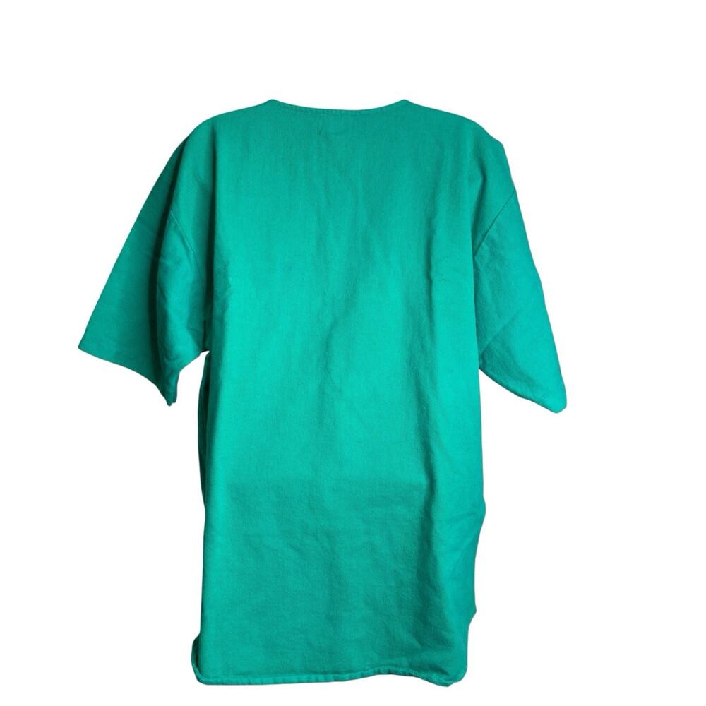Vintage Macy’s INC International Concepts Women's Henley Top Size L Oversized - Picture 2 of 9